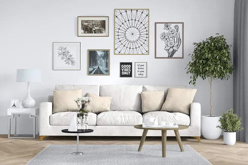 Vista 7 de Encasa XO Fundas de almohada de 16 x 16 pulgadas – Sublimación en blanco natural (paquete de 4) paquete con cremallera invisible – Fundas de cojín