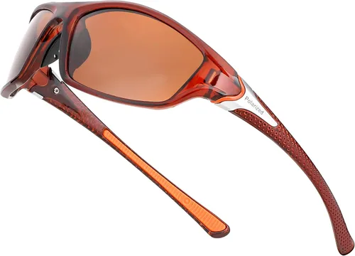 Vista 2 de FEISEDY Gafas de sol deportivas polarizadas clásicas para hombre, conducción nocturna, lentes amarillas, ciclismo, pesca, conducción, B2674