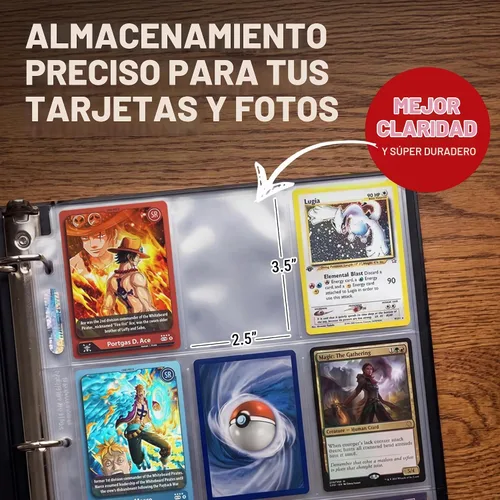 Vista 5 de Ultra Pro hojas de nueve bolsillos para tarjetas de colección - serie platinum (100 páginas)