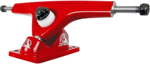 Vista 4 de Atlas Truck Co. 7.087 in 48 grados 0.315 in Reverse Kingpin Ultraligeros Longboard Camiones Longboard de aluminio ligero para monopatín, crucero