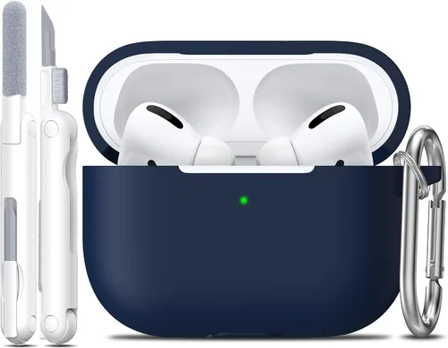 Vista 122 de R-fun for AirPods 2nd/1st Case Silicone Cover, Banana Violet Violeta plátano