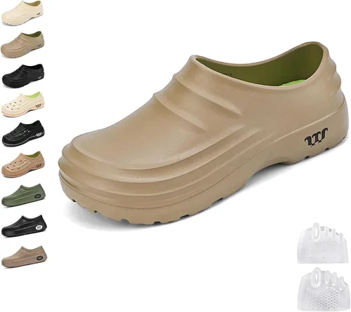 Vista 11 de Armadillo Zuecos para mujeres y hombres, zapatos de chef Armadillo, zuecos cómodos antideslizantes, zapatos de chef para mujeres y enfermeras