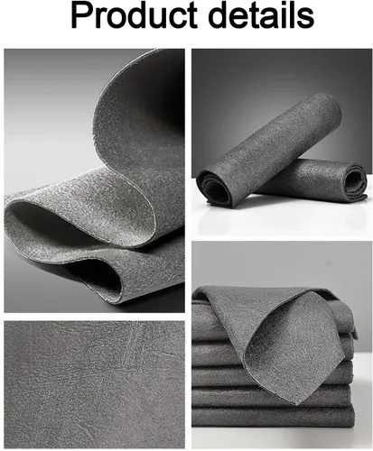 Vista 7 de Myhomepleasure - 5 paños de limpieza mágicos de microfibra, toallitas de limpieza, paño de limpieza mágico, paño de limpieza de ventanas (negro)