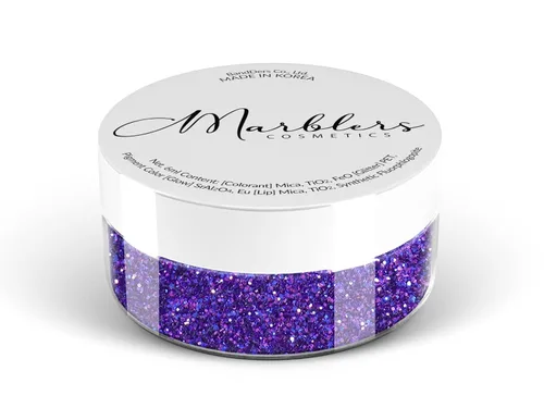 Vista 118 de MARBLERS Polvo de mica natural grueso [perla azul acero] 0.11 onzas (0.11 oz) altamente pigmentado no tóxico, vegano, libre de crueldad animal