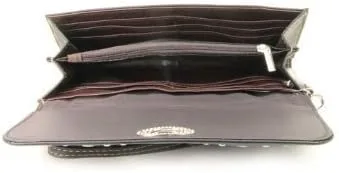 Vista 5 de Negro Studded Turnlock Wristlet cartera