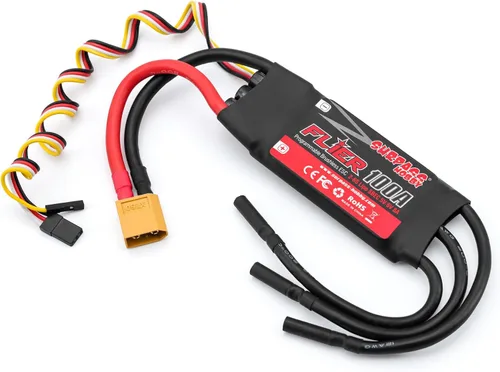 Vista 12 de Surpass 20A ESC sin escobillas 5.5V/4A BEC, XT60 y enchufe de 0.1 in para RC de ala fija