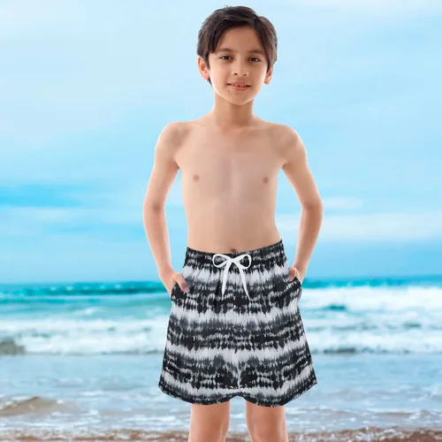 Vista 5 de UNICOMIDEA Traje de baño para niños, con forro de compresión, de secado rápido, para niños de 7 a 20 años