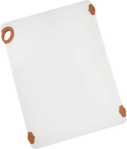 Vista 17 de Winco Tabla de cortar antideslizante con gancho, 12" x 18" x 1/2", Azul
