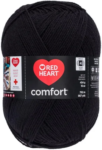 Vista 75 de RED HEART Hilo Comfort Shimmers, ópalo blanco