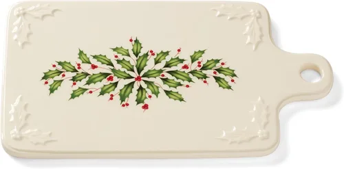 Vista 17 de Lenox 898272 Plato Cubierto Navideño, Pequeño, Navidad, Vajilla Festiva para Servir