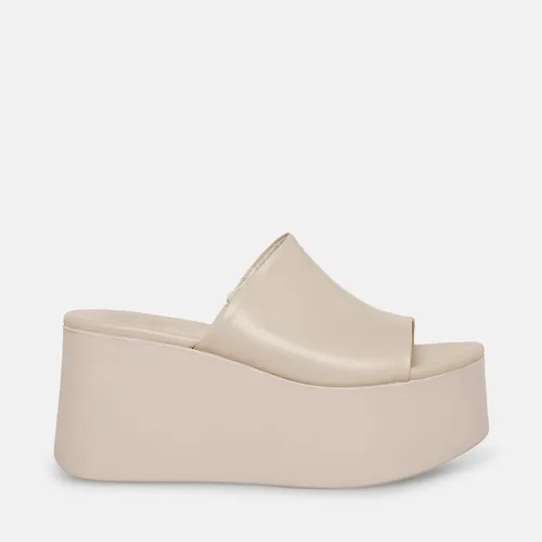 Vista 2 de Minshluu Sandalias de plataforma para mujer, con plataforma lateral, puntera abierta, sandalias de cuñas ligeras