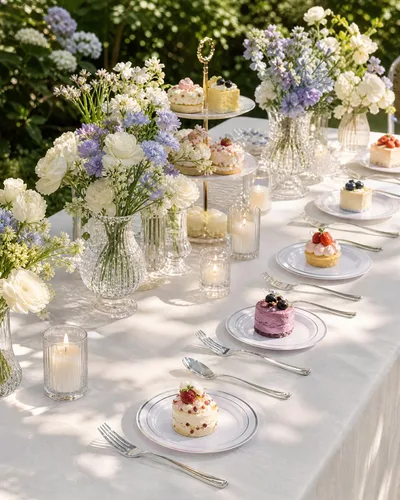 Vista 5 de bUCLA 100 platos de plástico con borde plateado, platos desechables de 7.5 pulgadas, ideales para bodas, fiestas y Navidad