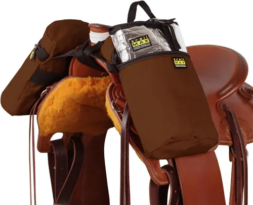 Vista 14 de TrailMax Bolsas de cuerno de caballo para montar en senderos - Bolsas medianas y grandes para caballos y mulas, equipo de sendero aislado con ajuste