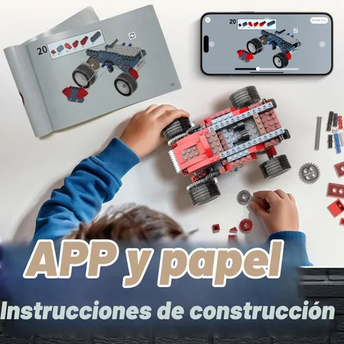 Vista 3 de Kits STEM 8 en 1 para niños de 6 a 8 años, kit de construcción de camiones monstruo electrónicos DIY, juguetes STEM para niños de 8 a 10 años