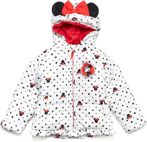 Vista 4 de Disney Minnie Mouse - Abrigo de invierno para niñas, tallas de 2T a 8