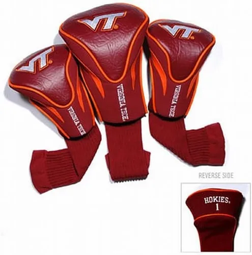 Vista 16 de Team Golf NCAA Numerado 1, 3 y X, se adapta a conductores de gran tamaño, utilidad, clubes de rescate y calles, forro de terciopelo para protección