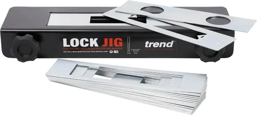 Vista 5 de Kit de plantilla de cerradura Trend para fresar rebaje de placa frontal y mortaja, LOCK/JIG