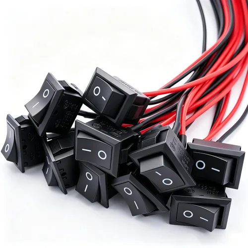 Vista 20 de Twidec/5 piezas Interruptor basculante redondo de 12V ON/OFF/ON AC 6A/250V 10A/125V SPST 3 pines 3 posiciones interruptor de palanca para coche