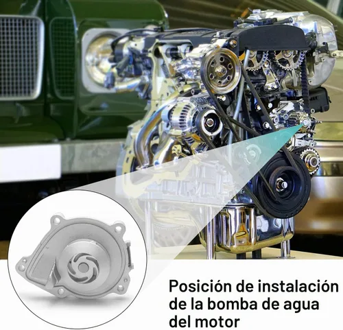 Vista 6 de AULINK AW6244 Bomba de agua con junta (motor L4 de 1.6L) para Mini Cooper 2007-15 Para Mini Cooper Countryman 2011-2016, Cooper Paceman 2013-2016