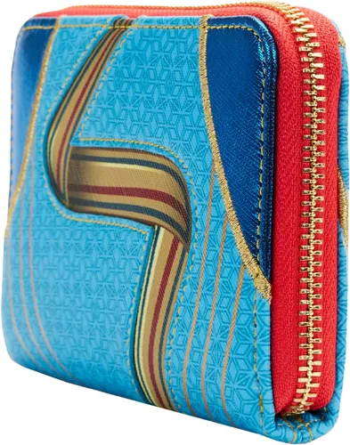 Vista 2 de Loungefly Cartera con cremallera alrededor de Marvel MS Marvel Cosplay