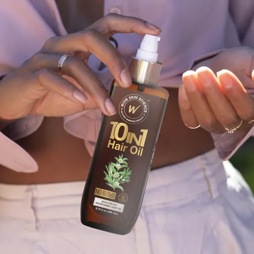 Vista 4 de Wow - Aceite para el cabello que reduce la pérdida de cabello, puntas partidas, caspa; para cabellos lisos o gruesos; aumenta el crecimiento