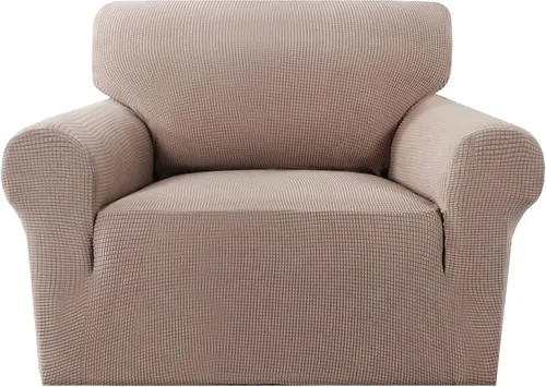 Vista 28 de MeilleMaison Funda elástica para silla reclinable, funda para sofá de 1 pieza con parte inferior elástica, lavable, protector de muebles Negro