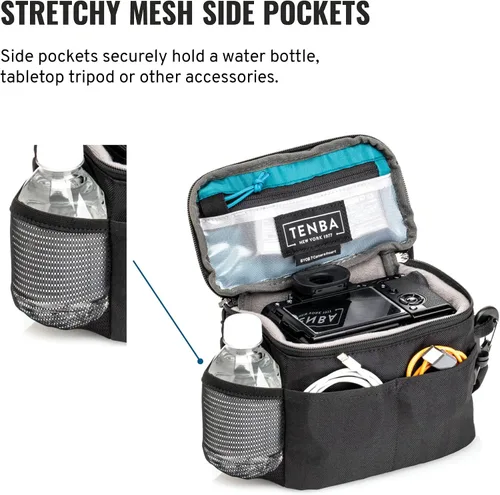 Vista 6 de Tenba BYOB 7 para cámara fotográfica, inserto - Convierte cualquier bolsa en una bolsa para cámaras DSLR y sin espejo y lentes – Negro (636-626)