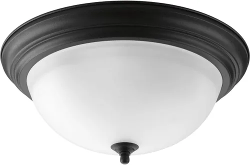 Vista 9 de Progress Lighting 2-Light Ceiling Light, Flush Mount Ceiling Light Fixture for Interior Kitchen Lights, Hallway, Bedroom, Living Room, 13-1/4