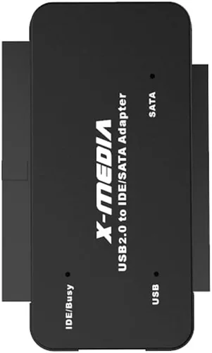 Vista 4 de X-MEDIA XM-UB2235S Convertidor de adaptador USB 2.0 a IDE SATA Lector/adaptador de disco duro externo Compatible con unidad de disco duro