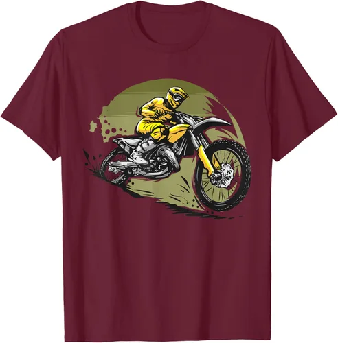 Vista 17 de Camiseta de motocross Supermotard Enduro, Negro, S