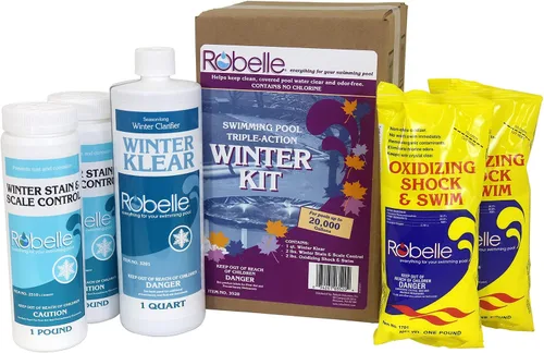 Vista 7 de Robelle Kit de invierno de doble acción de 10,000 galones, kit de cierre de piscina premium