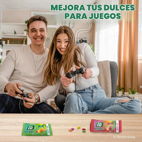 Vista 7 de TIC TAC CHEWY! Fruit Adventure Candy, caramelo masticable afrutado, 7 onzas (el embalaje puede variar)