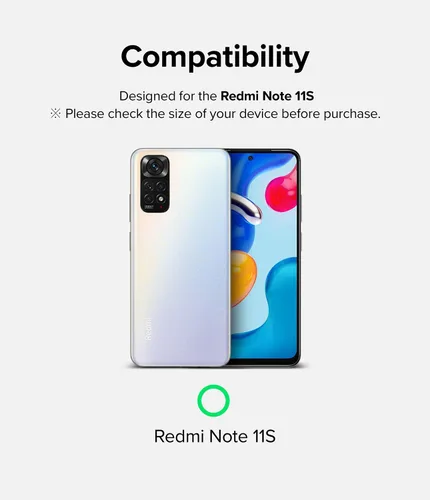 Vista 2 de Ringke Estilo de cámara compatible con Redmi Note 11S, protector de borde de lente de cámara trasera, marco de aluminio resistente, cubierta