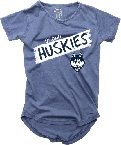 Vista 22 de Wes and Willy NCAA - Camiseta Burnout para niñas S/S