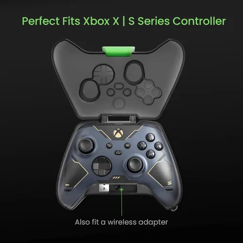 Vista 6 de tomtoc Funda protectora para control inalámbrico Xbox Core protector de joystick de carcasa rígida para control remoto Microsoft Xbox Series XS