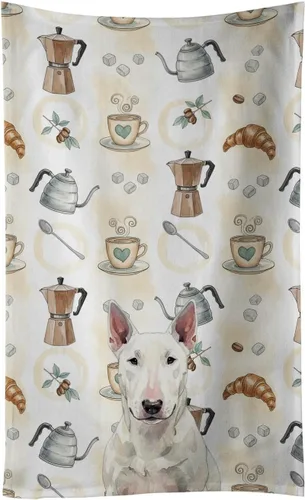 Vista 285 de Caroline's Treasures Afghan Hound - Toalla de cocina para barra de café, terciopelo frontal y lazo de algodón, lavable a máquina Sabueso afgano