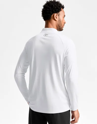 Vista 2 de G Gradual Camisetas deportivas de manga larga con cremallera de un cuarto Blanco