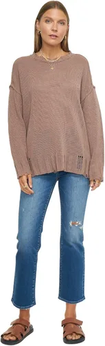 Vista 4 de Pistola Denim Lennon - Jeans recortados de tiro alto para mujer