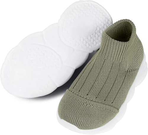 Vista 65 de Zapatos de bebé Pantuflas para niños pequeños, calcetines para niños y niñas, suela antideslizante