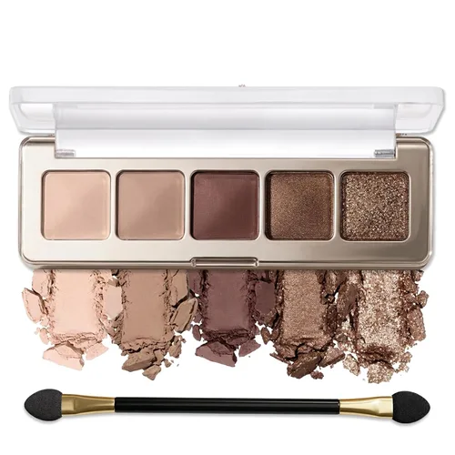Vista 45 de Erinde Paleta de maquillaje de sombra de ojos de 9 colores con purpurina y lavanda brillante y mate, violeta, malva, púrpura oscura, plateado