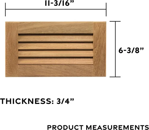 Vista 2 de Whitecap Teak Inserto con listones para recorte, 5 3/8 x 10 3/16