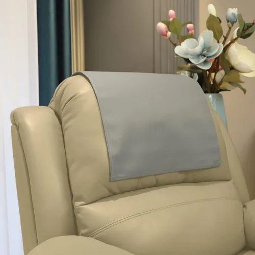 Vista 9 de Funda para reposacabezas prémium para silla reclinable, protector de reposacabezas reclinable de piel sintética ignífuga, resistente al desgaste