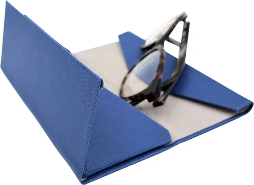 Vista 18 de Real Sic Funda para lentes de sol para hombres y mujeres, soporte magnético plegable para lentes de sol, inspirado en el color sólido