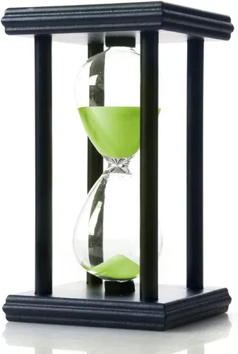 Vista 14 de Bellaware Reloj de Arena de Madera, Temporizador de Arena de 15 Minutos