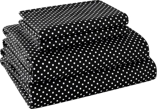 Vista 16 de MCO Juego de sábanas a rayas de 4 piezas, juego de sábanas Full transpirable con bolsillo profundo de 16", moderno y lujoso, juego de ropa de cama
