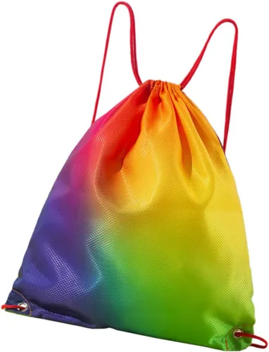 Vista 3 de 3 uds. Mochila seca con cordón para niños, mochila deportiva para hombre, Viajera para mujer, bolsa de gimnasio para hombres, bolsa de gimnasio