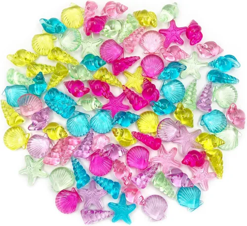 Vista 8 de Cristales acrílicos con diseño de mariposas de dibujos animados de colores surtidos para rellenos de jarrones, dispersión de mesa, recuerdo