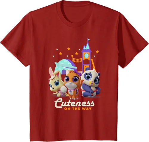 Vista 64 de Disney Camiseta Junior T.O.T.S. Cuteness On the Way Negro