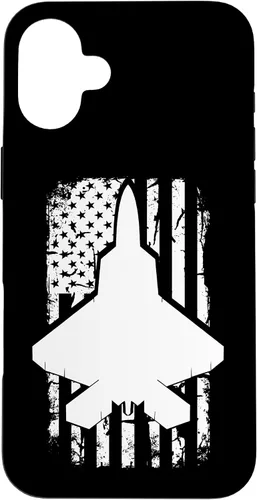 Vista 23 de F22 Raptor US Flag Fighter Airplane Jet Plane Aircraft Case for iPhone 17