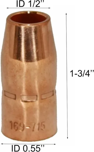 Vista 2 de Accesorio para pistola de soldadura Mig .030" Kit para Miller Millermatic M-10, M-15 y Hobart H-9 H-10: 20 piezas Puntas de contacto 000-067